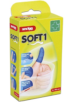 Fingerförband Snögg blå 6x100cm