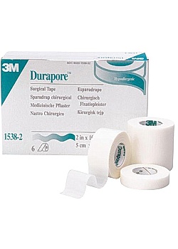 Durapore Vit u hållare 2,5cmx9,1m 12/FP