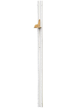 Längdmätare väggmodell trä 70-205cm