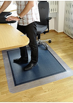 Stolsunderlägg Yoga SOS 120x150cm svart