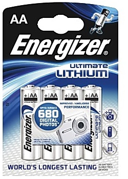 Batteri ENERGIZER Lithium AA (4)