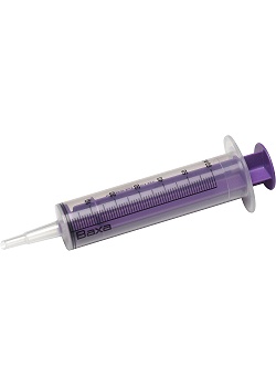 Sondspruta 50/60ml lila m kateterspets