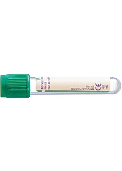 Hemogardrör 5/4ml Na-hep grön 100/FP
