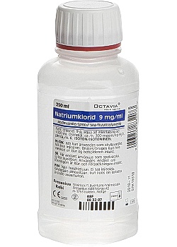 Spolvätska Natriumklorid Octa250ml