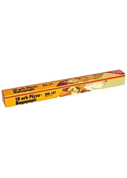 Bakpapper ark 38x42 cm 18 ark på rulle