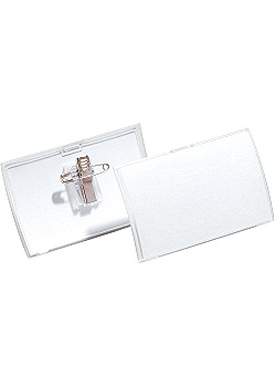 Namnskylt Clic Fold 75x40mm (25)
