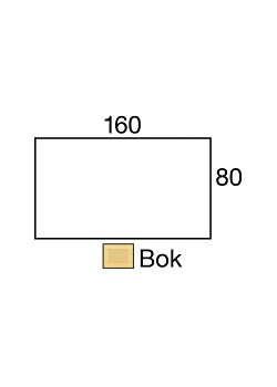 Bord El 1600x800mm bokla/gr
