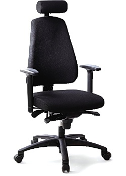 Kontorsstol LANAB LD6240 svart
