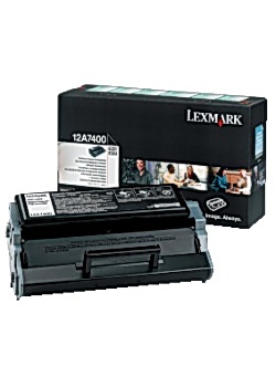 Toner LEXMARK 12A7400 svart