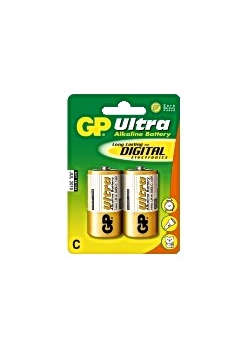 Batteri GP Ultra LR14/C 1,5V (2)