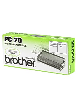 Färgbandsfilm BROTHER PC70 svart