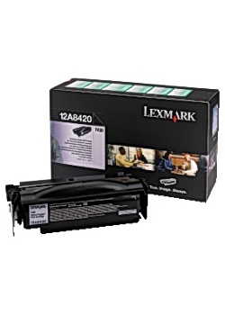 Toner LEXMARK 12A8420 svart