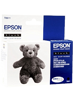 Bläckpatron EPSON C13T06114010 svart