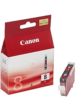 Bläckpatron CANON CLI-8R röd