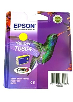 Bläckpatron EPSON C13T08044010 gul