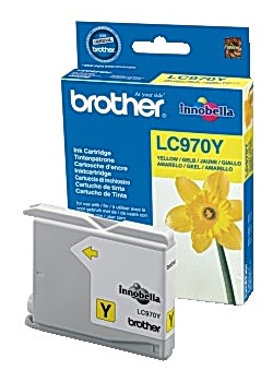 Bläckpatron BROTHER LC970Y gul