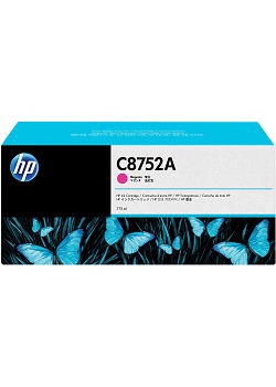 Bläckpatron HP C8752A röd