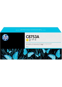 Bläckpatron HP C8753A gul