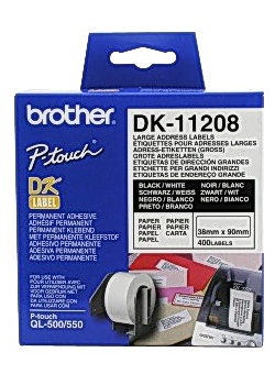 Etikett BROTHER universal 38x90mm (400)