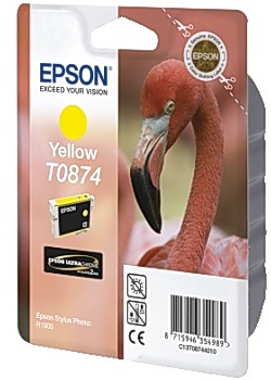Bläckpatron EPSON C13T08744010 gul