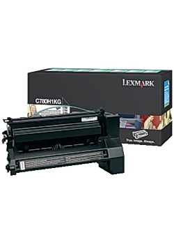 Toner LEXMARK C780H1KG svart