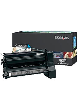 Toner LEXMARK C780A1CG cyan