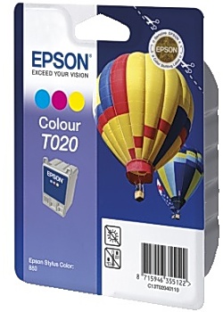 Bläckpatron EPSON C13T02040110 färg