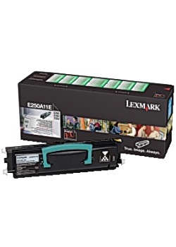Toner LEXMARK E250A11E svart