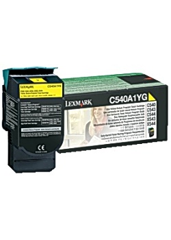 Toner LEXMARK C540A1YG gul