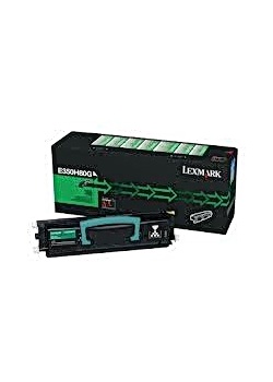 Toner LEXMARK E352H31E svart