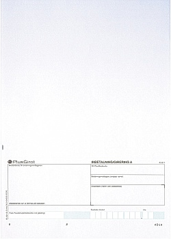 Standardblankett Plusgiro (250)