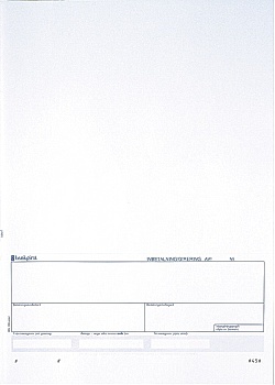 Standardblankett Bankgiro (250)