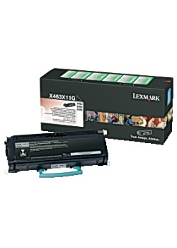 Toner LEXMARK X463X11G svart