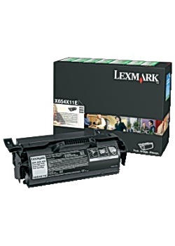 Toner LEXMARK X654X11E svart
