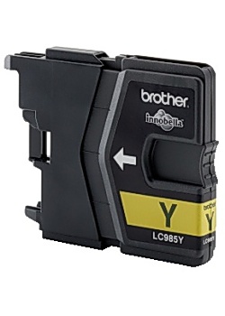 Bläckpatron BROTHER LC985Y gul