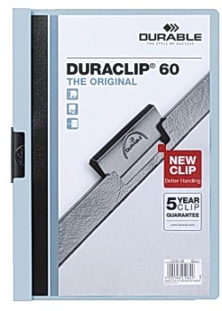 Klämmapp Duraclip 2209 A4 6mm blå