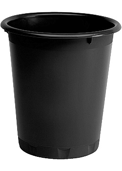 Papperskorg DURABLE Basic rund 13L svart