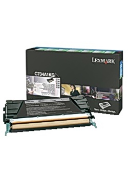 Toner LEXMARK C734A1KG svart