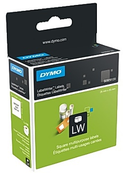 Etikett DYMO universal 25x25mm (750)