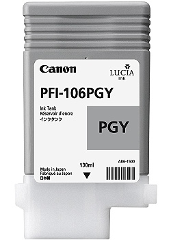 Bläckpatron CANON PFI-106PGY fotogrå