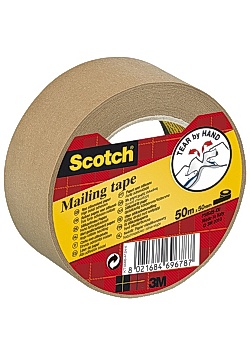 Packtejp SCOTCH P5050S 50mmx50m papper