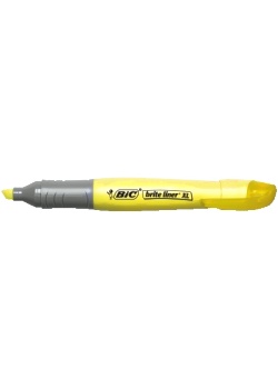 Överstrykningsp. BIC Brite Liner XL gul