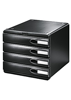 Blankettbox LEITZ Allura 4 lådor svart