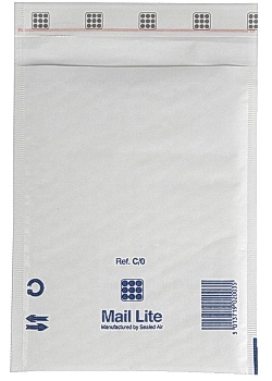 Bubbelpåse MAILLITE C0 150x210mm vit(10)
