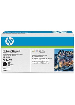 Toner HP CE260X svart
