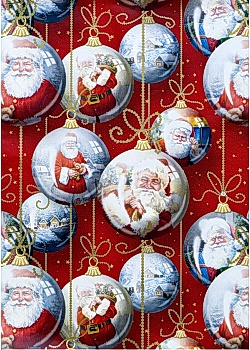 Julpapper 57cmx154m Santa