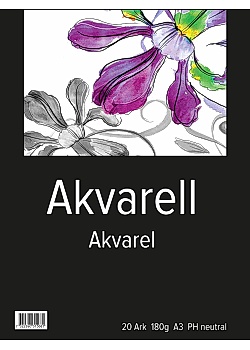 Akvarellblock A3