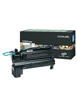 Toner LEXMARK C792X1KG svart