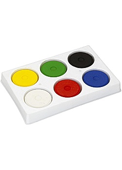 Färgblock i palett 44mm 6 färger