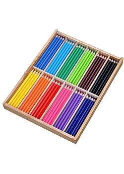 Färgpenna Jumbo trekantig 12x12 färger